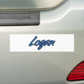 Logan Blue Autocollants (En voiture)