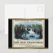 Logan Clipper Sailing Briefkaart (Voorkant / Achterkant)