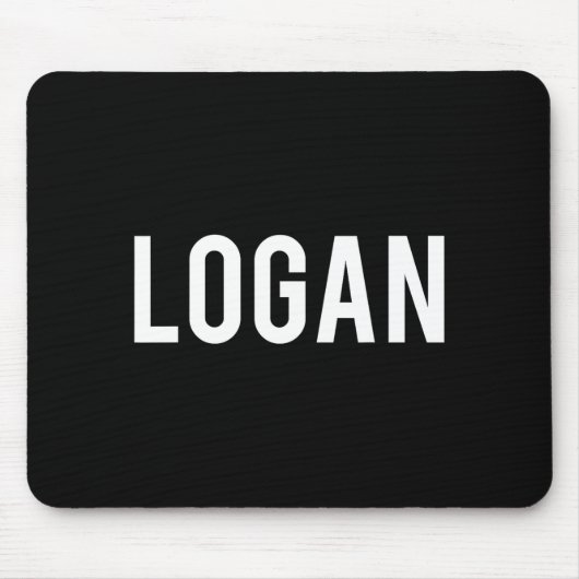 Logan - Cool New Funny Name Fan Gift Tee  Muismat (Voorkant)
