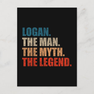 Logan De Man De Mythe De Legende Briefkaart