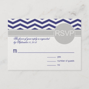 Logan & Derek RSVP PAPIER GLACE gris marine