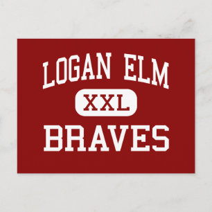 Logan Elm - Braves - High - Circleville Ohio Briefkaart