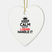 LOGAN KERAMISCH ORNAMENT (Links)