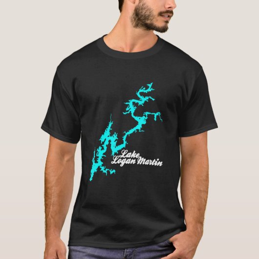 Logan Martin Lake - Alabama T-shirt (Voorkant)