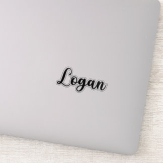 Logan Naam - Handgeschreven kalligrafie Sticker