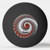 LOGAN ~ Silver Shell ~ Fractal Design ~ Pingpongballen (Achterkant)