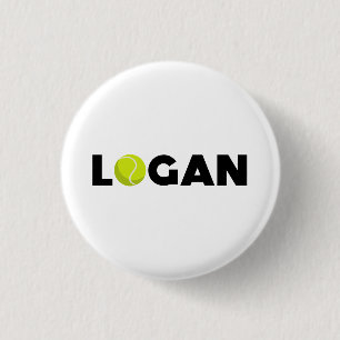 Logan Tennis Ronde Button 3,2 Cm