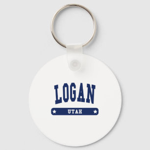Logan Utah College Style-T-shirts Sleutelhanger
