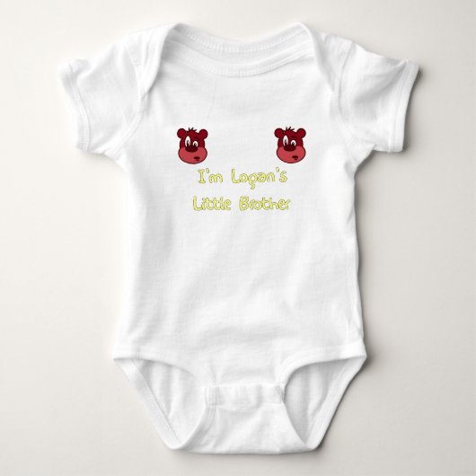 Logan's broertje romper (Voorkant)