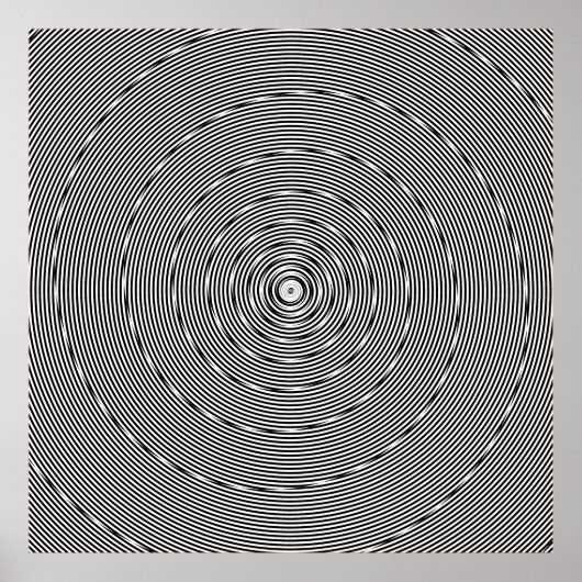 Logarithmic and Linear Spiral combo var 2 Poster (Voorkant)