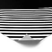 Logaritmische Spiraal Over Lineaire Spiraal Poster (Hoek)