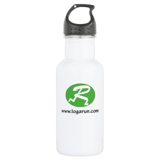 Logarun.com Waterfles (Voorkant)