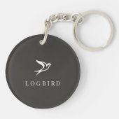 LOGBIRD — Acrylic Keychain (Achterkant)