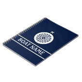 Logboek kapitein — kompas notitieboek (Linkerzijde)