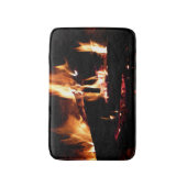 Logboeken in de vuurfoto van de Fireplace Badmat (Voorkant Verticaal)