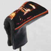 Logboeken in de vuurfoto van de Fireplace Golfheadcover (3/4 voorkant)