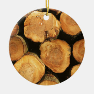Logboeken Keramisch Ornament