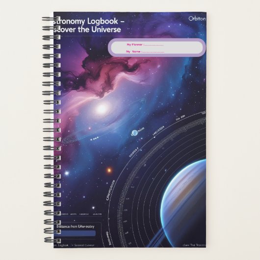 Logbook d'astronomie - Découvrez l'univers (Devant)