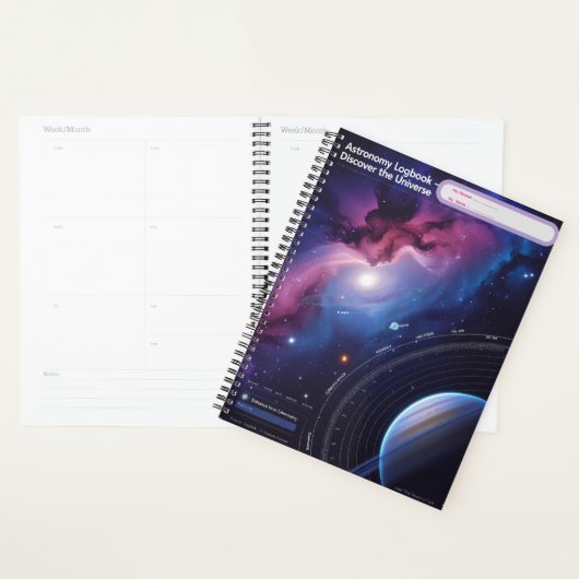 Logbook d'astronomie - Découvrez l'univers (Devant avec enveloppe)