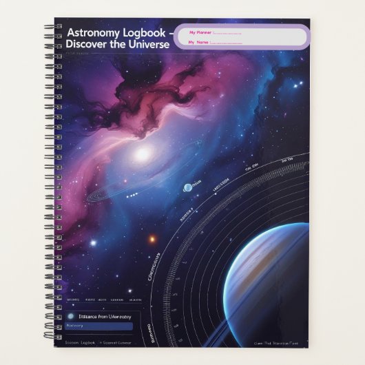 Logbook d'astronomie - Découvrez l'univers (Devant)