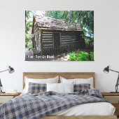 Logcabine Canvas Afdruk (Insitu (Slaapkamer))
