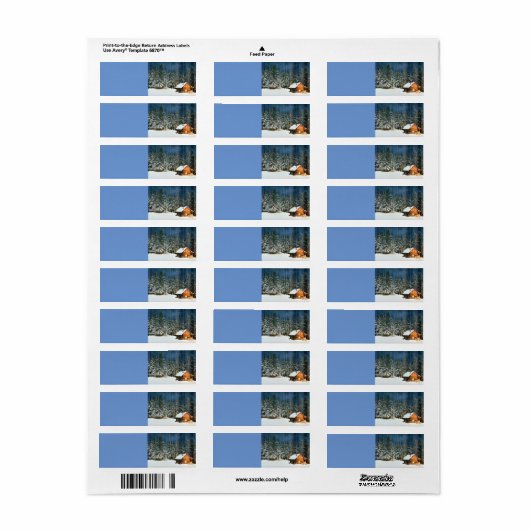 Logcabine Etiket (Full Sheet)