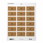 Logcabine Etiket (Full Sheet)