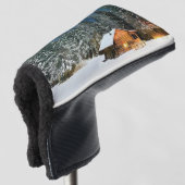 Logcabine Golfheadcover (3/4 voorkant)