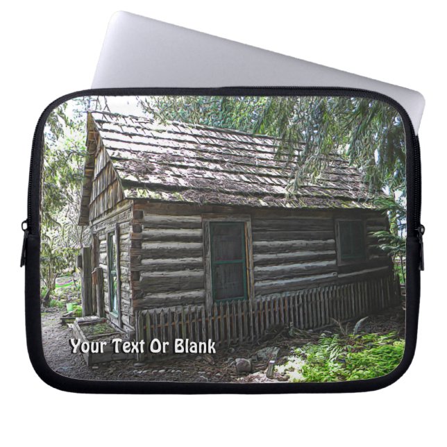 Logcabine Laptop Sleeve (Voorkant)