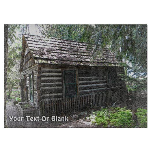 Logcabine Snijplank (Voorkant)