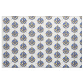 Loge bleue de tissu maçonnique de franc-maçon (Fat Quarter)
