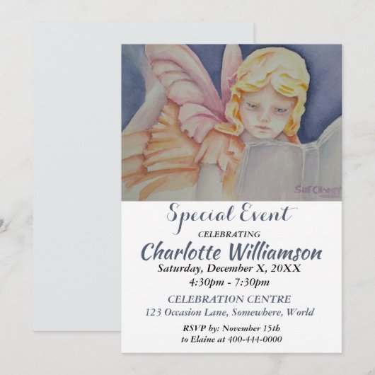 LOGEEPARTY UITNODIGING (Voorkant / Achterkant)