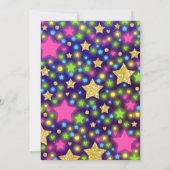 Logeerfeest Uitnodiging Slaapfeest Logeerpartij (Achterkant)