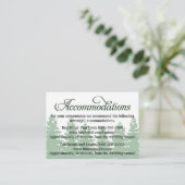 Logement Mariage Forêt - Cartes de Réception (Debout devant)