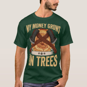 Logger My Money groeit op Trebes Papa Lumberjack T-shirt