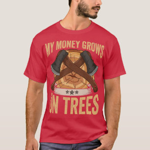 Logger My Money groeit op Trebes Papa Lumberjack T-shirt