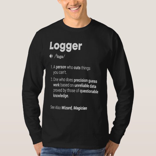 Loggerdefinitie T-shirt (Voorkant)