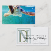 Loggerhead #4 Mini Print Visitekaartje (Voorkant / Achterkant)