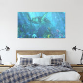 Loggerhead Canvas Afdruk (Insitu (Slaapkamer))