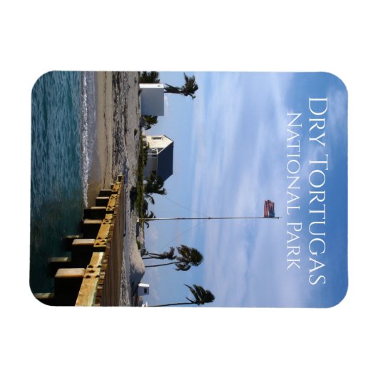 Loggerhead Key Dock, Dry Tortugas National Park Magneet (Horizontaal)