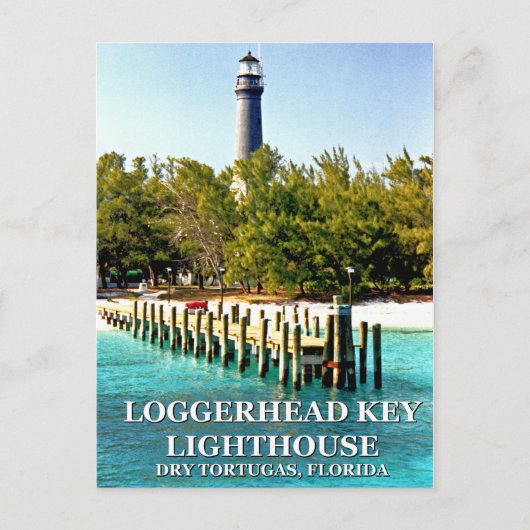 Loggerhead Key Lighthouse, Floride Carte postale (Devant)