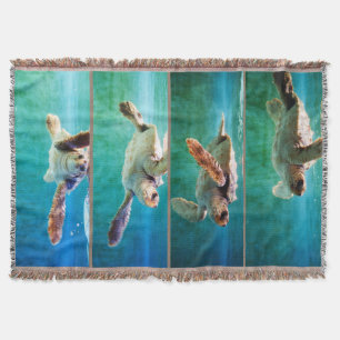 Loggerhead Zee Turtle Study Deken