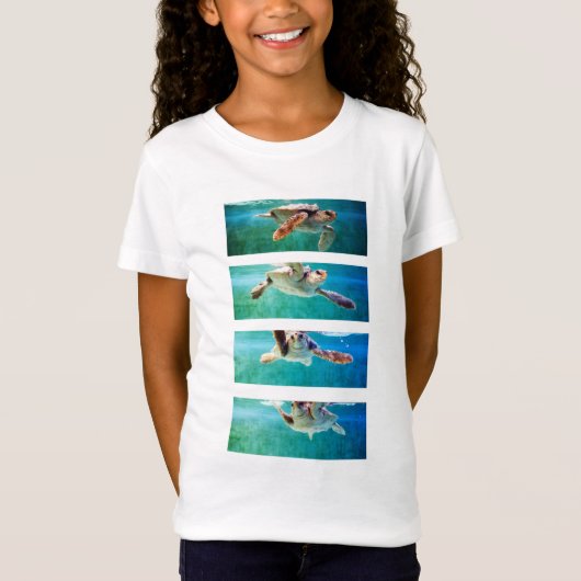 Loggerhead Zee Turtle Study Shirt (Voorkant)