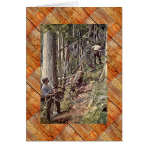 "Logging in British Columbia" Circa 1800's