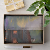 Loghut aan het meer tissuepapier (Geschenk)