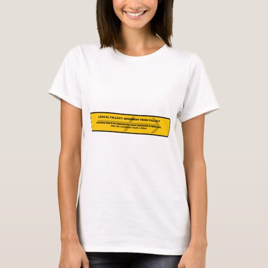 Logical Fallacy: Argument van Fallacy T-shirt (Voorkant)