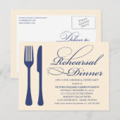 LOGICIEL CHIC DE PAYS | REHEARSAL DÎNER INVITATION (Devant / Derrière)