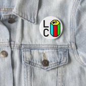 LogiCola-pictogram Ronde Button 5,7 Cm (In situ)