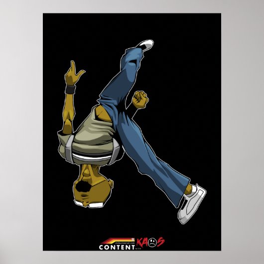 Logik parkour flip poster (Voorkant)