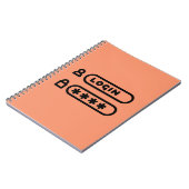 LOGIN/MOT DE PASSE NOTITIEBOEK (Linkerzijde)